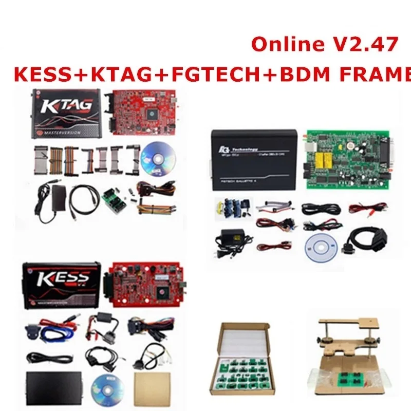 Kess V2 V5.017 V2.47 fgtech V54 программатор блока контроля окружающей среды ECU KTAG BDM Адаптеры KESS KTAG BDM рамки bdm100 ПРОГРАММАТОР KTAG V7.02 KESS V2.47