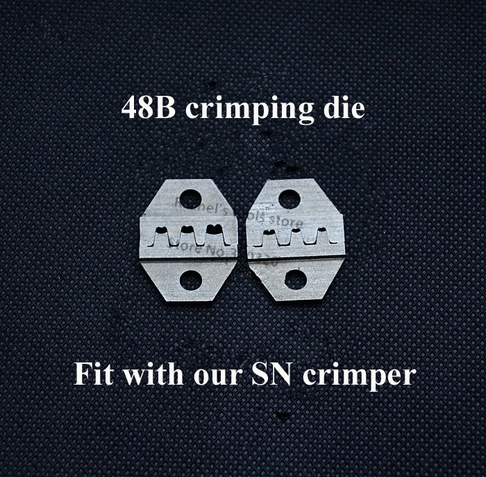 

48B crimping die for non-insulated open barrel terminals fit with SN crimping tool