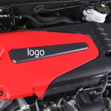 ABS углеродное волокно Цвет Авто Крышка двигателя капот звуконепроницаемый для Honda Civic для Accord 10th