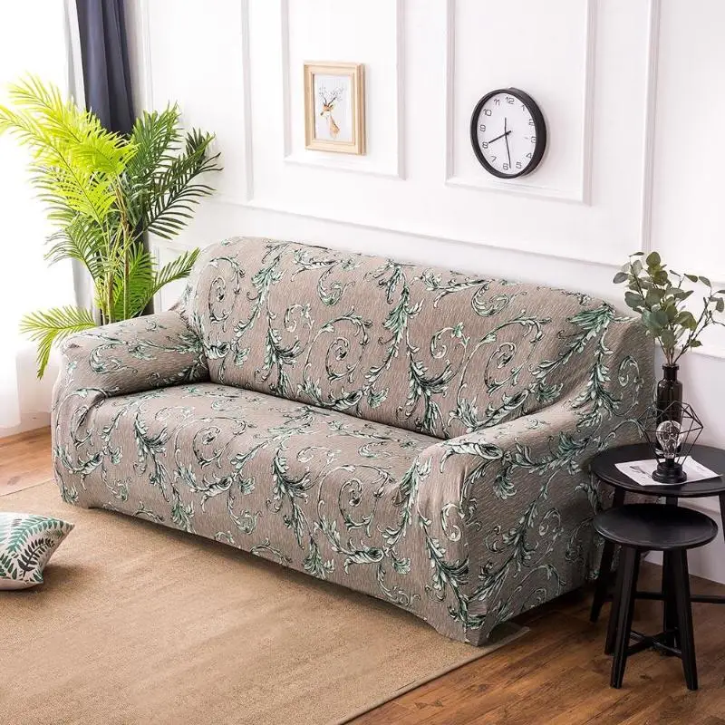 

Vine Thin Stretch Slipcover Tight Wrap Sofa Cover Set Elastic Couch Towel Sofa Cushion For Hot Living Room 1/2/3/4 Soft Cover