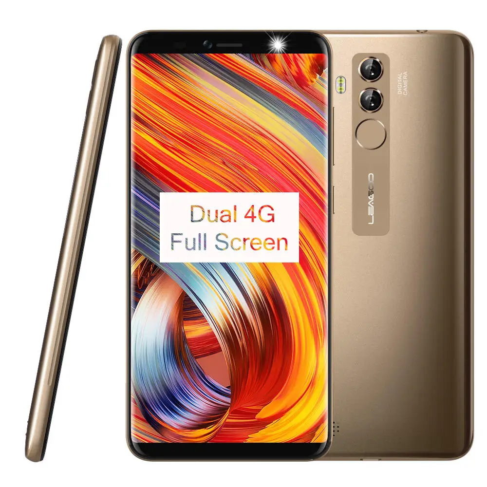 LEAGOO M9 Pro Android 8,1 мобильный телефон 5,7" 18:9 экран смартфон MTK6739V четырехъядерный 2 ГБ 16G Face ID 3000 мАч 13 МП 4G мобильный телефон - Цвет: Gold