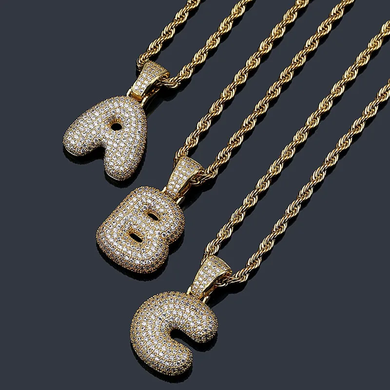iced out bubble letter chain iced out bubble letter chain