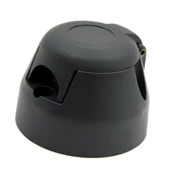 

7 Pins Black Plastic Trailer Caravan Car Towing Electrics Plug Socket Towbar