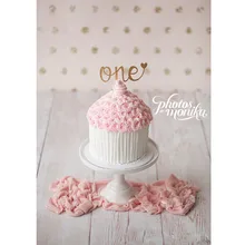 

Baby First Birthday Decoration One Cupcake Toppers silver & Gold 24pcs Baby Show Cake Topper part Decorations Supplies