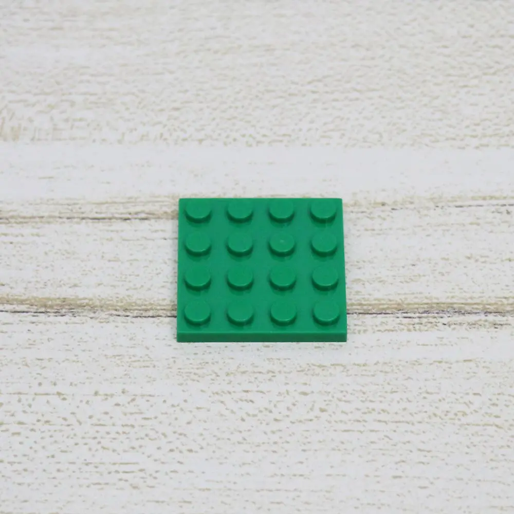 100 шт. пластины 4X4 строительные блоки MOC части 3031 DIY креативные игрушки для детей
