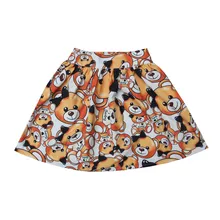 Детские юбки новые милые юбки с рисунком медведя для девочек Детские Юбки принцессы популярная юбка для девочек Детская летняя одежда