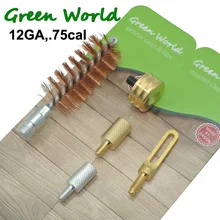 Green World 5 шт./лот. 12GA 16GA 20GA набор кистей, щетка для чистки ружья для Muzzleloader и дробовика, блистерная посылка
