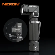 NICRON двойной топливный мини светодиодный светильник-вспышка Handfree с магнитом нижний поворотный угловой фонарь светильник водонепроницаемый IP65 для технического обслуживания N7