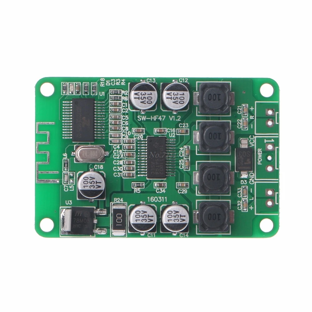 TPA3110 2X15W Digital Stereo Bluetooth Audio Power Amplifier Board For