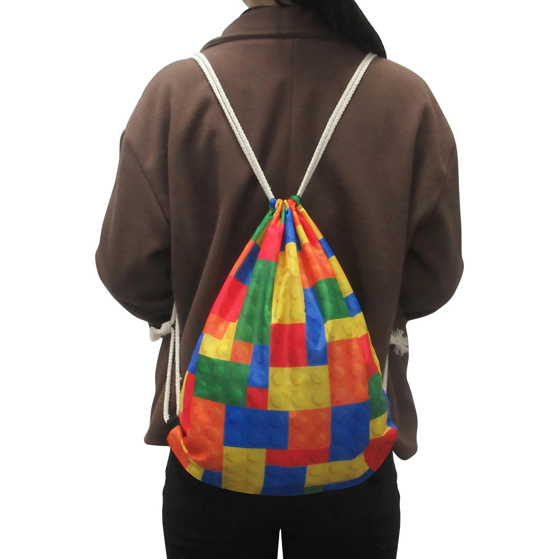 THIKIN/Милая Повседневная сумка на шнурке для девочек в африканском стиле, школьный рюкзак для девочек-подростков, милый рюкзак для детей, хит