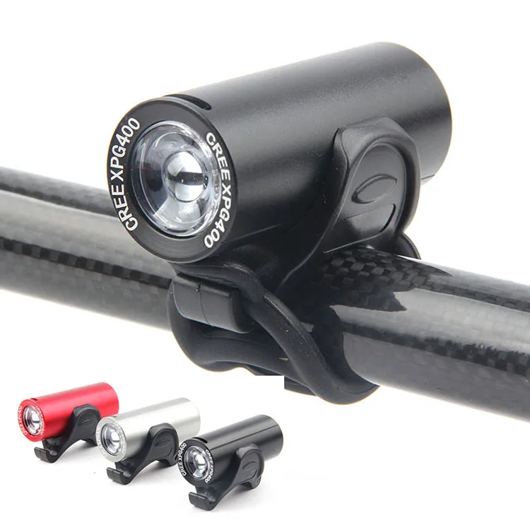 Best RUTVEING LED Bike Front Light 400Lumen USB Rechargeable Outdoor Bicycle Headlight Waterproof Cycling Lamp Mount Bike Accessories 1