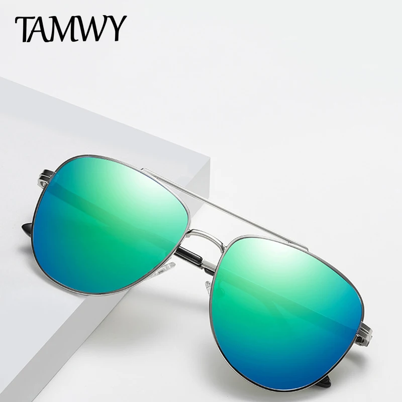 TAMWY фирменный дизайн классические Поляризованные солнцезащитные очки для мужчин и женщин вождения оправа Пилот солнцезащитные очки мужские очки UV400 Gafas De Sol T1933