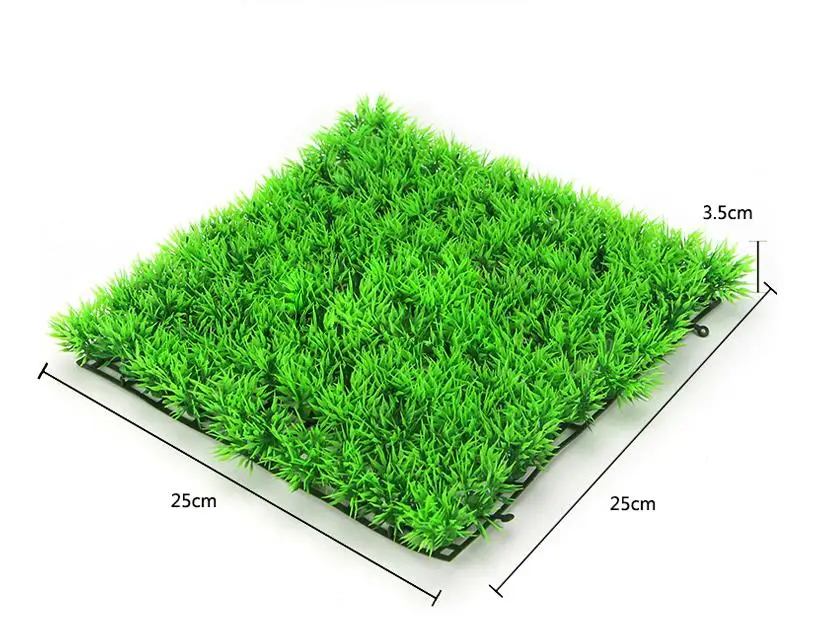 Artificial Green Simulation Underwater Plastic Grass Plant Lawn Aquatic Fish Tank Landscape