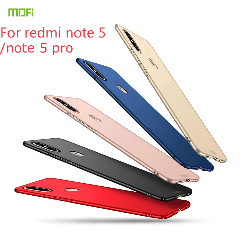 Для Xiaomi redmi note 5 чехол MOFI PC жесткий чехол для Xiaomi redmi note 5/redmi note 5 pro Чехол Подходит чехол s для redmi note 5 pro