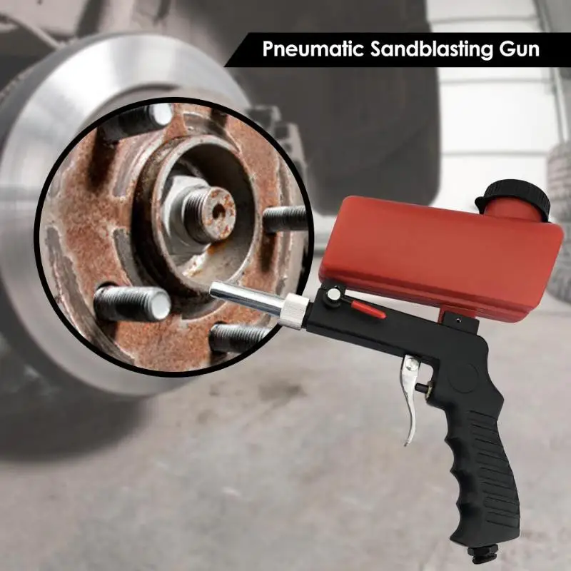 

Mini Handheld Portable Spray Gun Pneumatic Sandblasting Gun Blasting Device Sand Blasting Machine Spray Polishing Rust Removal