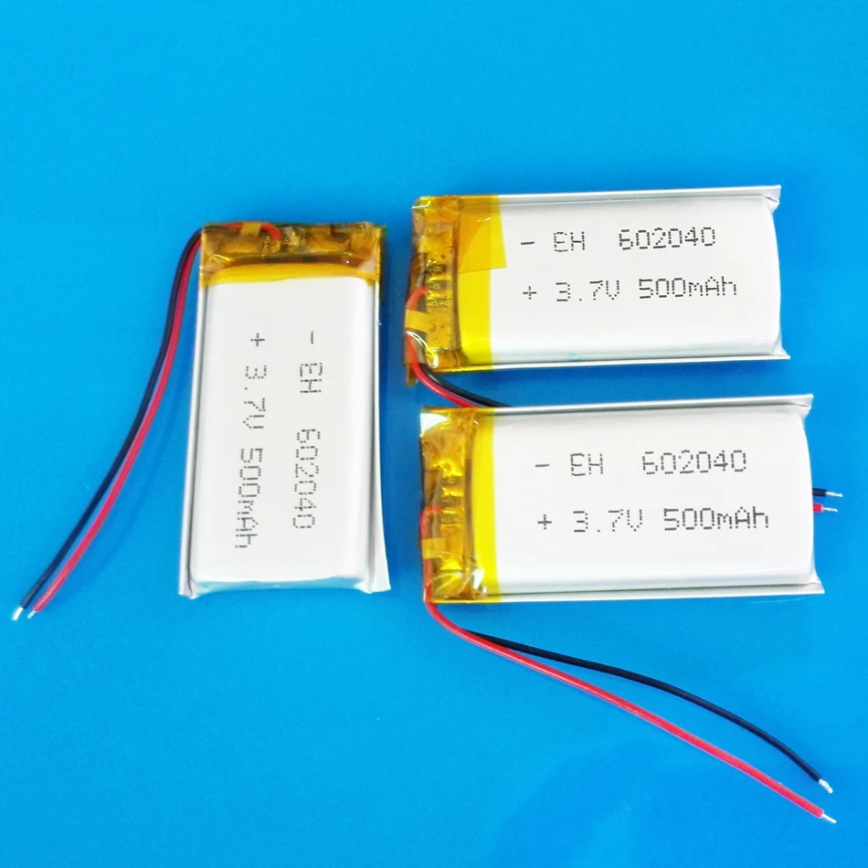 3 шт. 7 В 500 мАч lipo аккумуляторная батарея полимерные литиевые элементы для MP3 GPS DVD