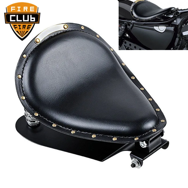 Для Harley Sportster XL 883 1200 поплавок чоппер мотоцикл соло сиденье Базовая пластина