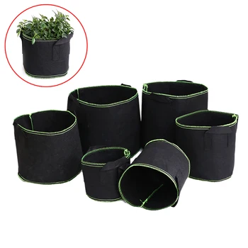 

1/2/3/5/7/10 Gallon Black Plants Growing Bag Vegetable Flower Pot Container DIY Potato Garden Pot Planting Farm Home Grow bag