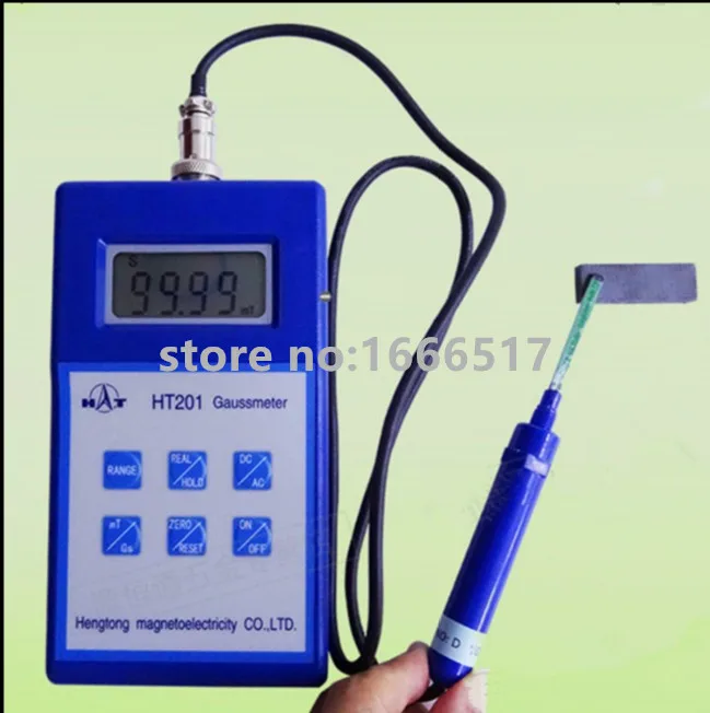 Tesla/ gauss /Digital Magnetic Flux meter DC 2000mT HT201 Gauss High quality NE | Измерительные инструменты