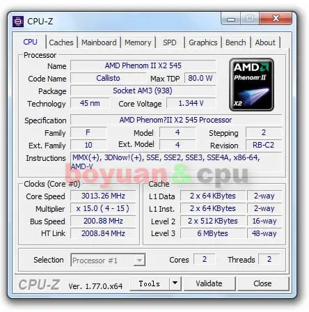 Процессор AMD Phenom II X2 545 3,0 ГГц двухъядерный процессор HDX545WFK2DGI HDX545WFK2DGM Socket AM3