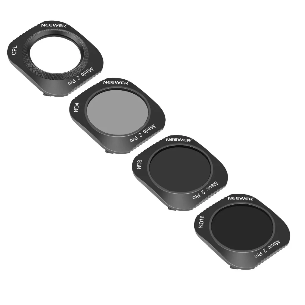 

Neewer Lens Filter for DJI Mavic 2 PRO Camera Lens Set, Includes Multi-Coated CPL ND4 ND8 ND16 Filters with Carrying Box