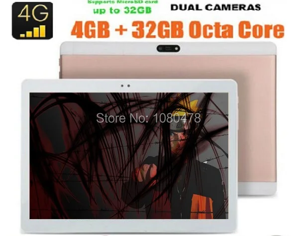 2017 Android 6 0 10 inch Tablet Octa Core 4G LTE Phone Call Tablet 4GB 64GB