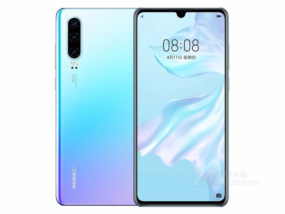 DHL Быстрая HuaWei P30 мобильный телефон Kirin 980 Android 9,1 6," 2340X1080 8 Гб Оперативная память 256 ГБ Встроенная память 40.0MP NFC отпечатков пальцев IP53