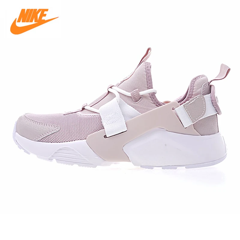 

NIKE AIR HUARACHE CITY LOW Women's Running Shoes, Pink, Shock Absorption Abrasion Resistance Breathable Lightweight AH6804 600
