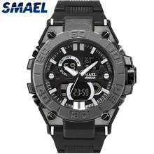 SMAEL мужские лучшие брендовые электронные цифровые светодиодный наручные часы для мужчин спортивные часы для плавания мужские военные кварцевые наручные часы Masculino