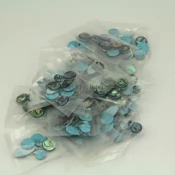 

5set=9pcsSaxophone real mother of pearl key buttons inlays sax part Black