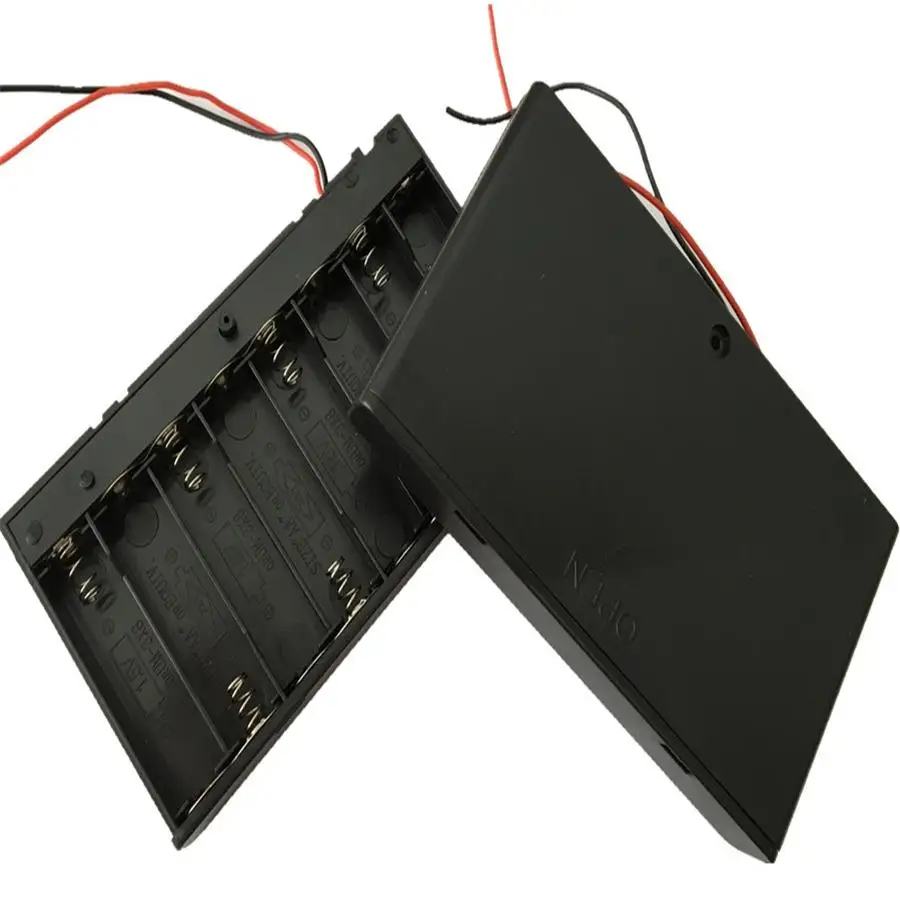Support de batterie 8x AA Batterie encadré Batterie 8 xmignon avec un-de commutateur
