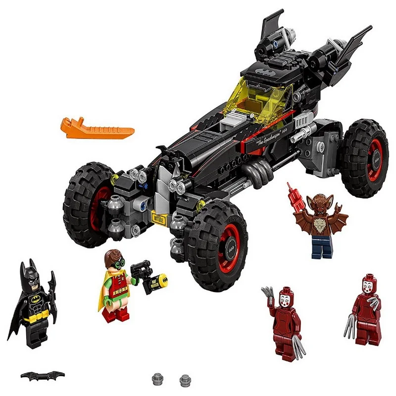 

07045 LEPIN Batman Series The Batmobile Model Building Blocks Enlighten Figure Toys For Children Compatible Legoe