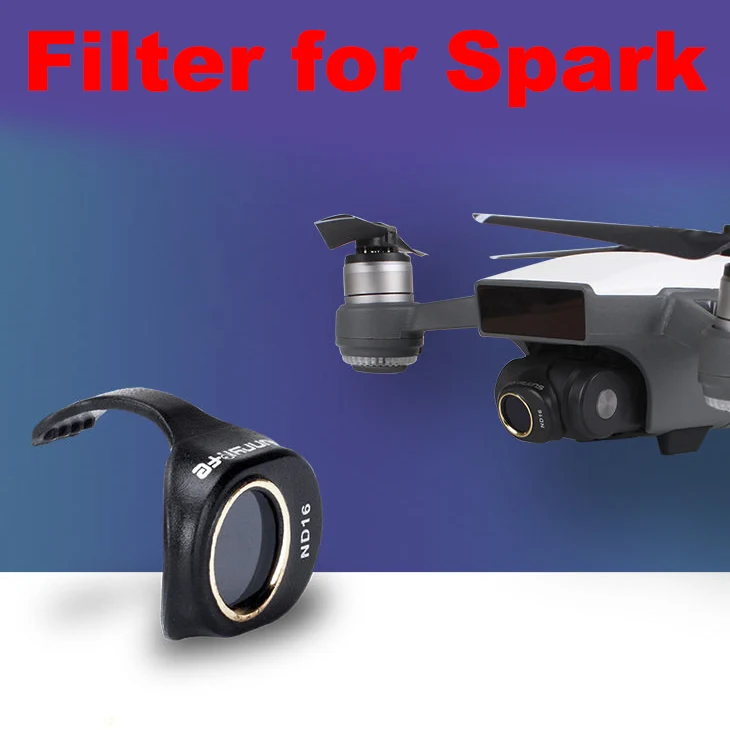 

ND4 ND8 ND16 UV CPL Lens Filter For DJI SPARK Camera Drone Neutral Density Gimbal Camera Polarizing Filter Spare Parts Accessory