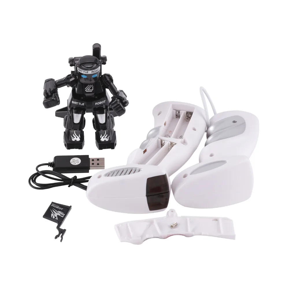 Новое поступление 2,4 г инфракрасный модный стиль RC боевой робот смешной спортивный Интеллектуальный робот воин детские игрушки