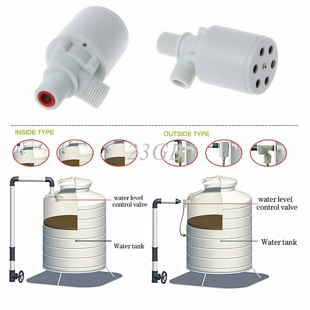 Автоматический водяной клапан контроля уровня башня танк плавающий шаровой клапан A18_15
