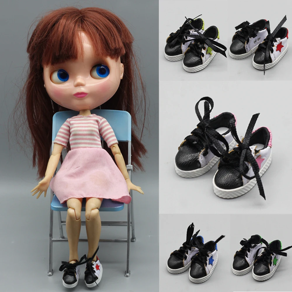 

1 Pair 1/6 Doll's Sports Boots for Blyth Doll Shoes Fit for Pullip, Licca, Azone, OB, FR Doll Accessories