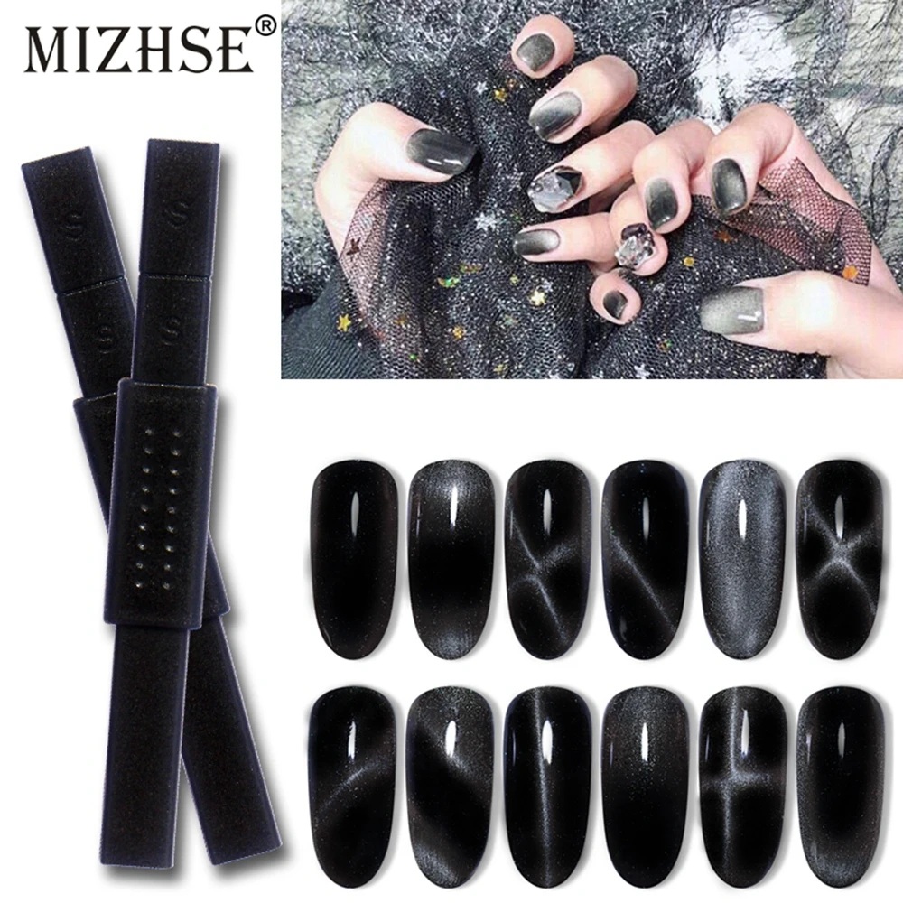 

MIZHSE Magnetic 5D Cat Eye UV Gel Nail Polish 12 Styles 3D Cat Eye Effect Magnet for Set Soak Off UV Cat's Eye Gel Polish Set