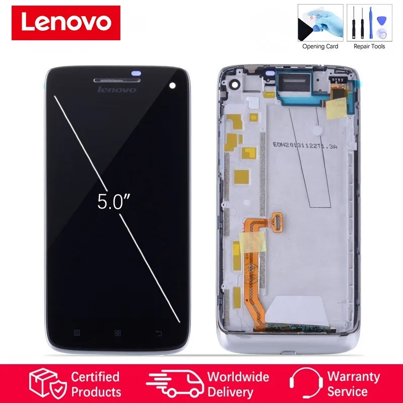 

5.0" 100% Original LCD For lenovo S960 Display Touch Screen Digitizer with Frame Replacement For LENOVO Vibe X S960 LCD Display