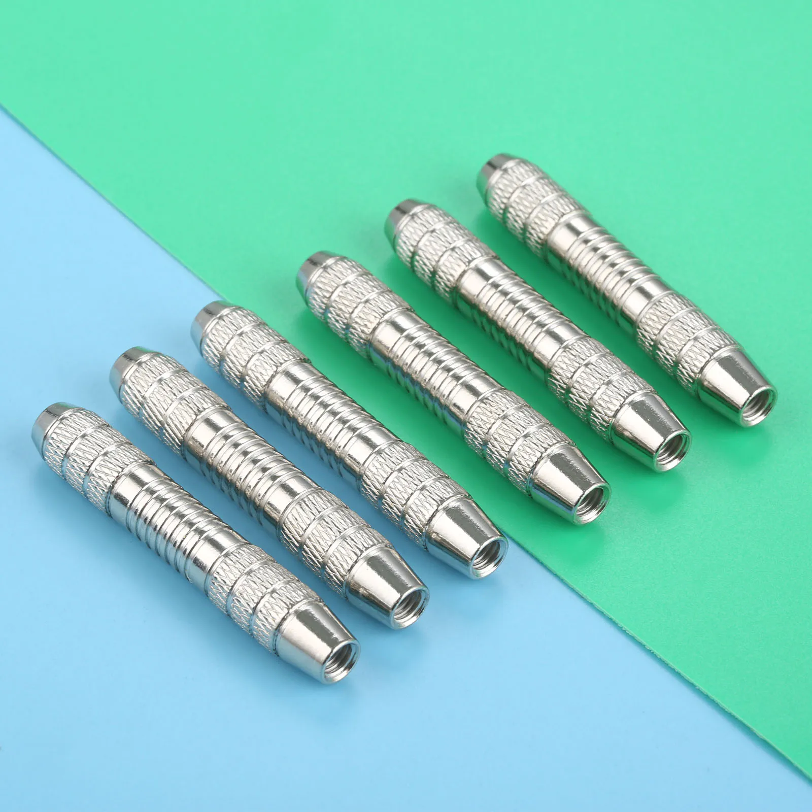High Quality Metal 6 Pcs 17g Grams Standard Thread Dart Barrels Set Darts Replacement Barrels For Soft Tip And Steel Tip Darts