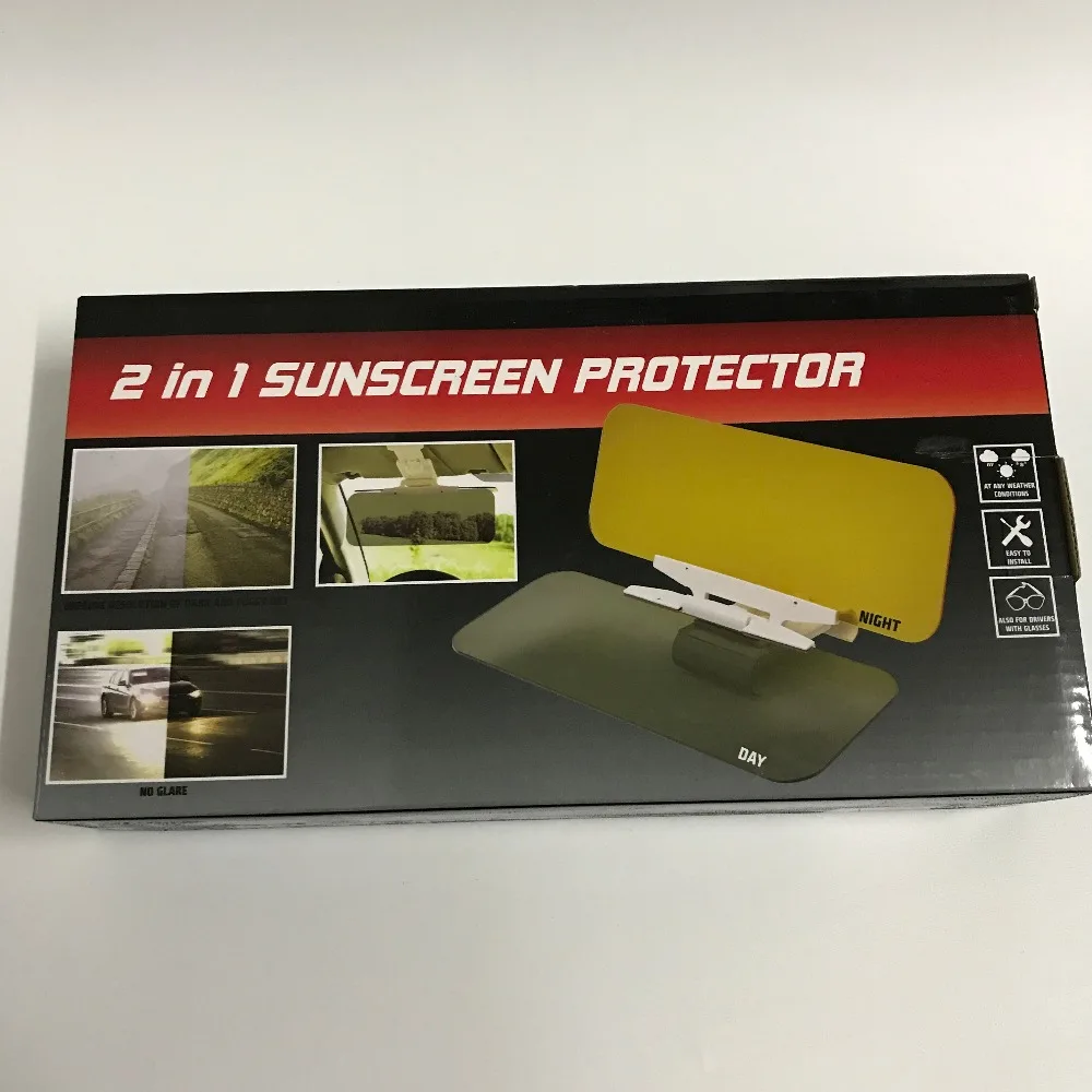 

Tac Visor HD Vision Visor Windshield Car Sun Visor Day and Night Vision Anti-glare Car Windshield Visor