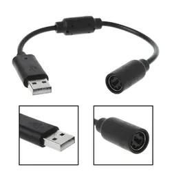 USB Breakaway кабель-адаптер Шнур Замена для Xbox 360 проводной игровой контроллер