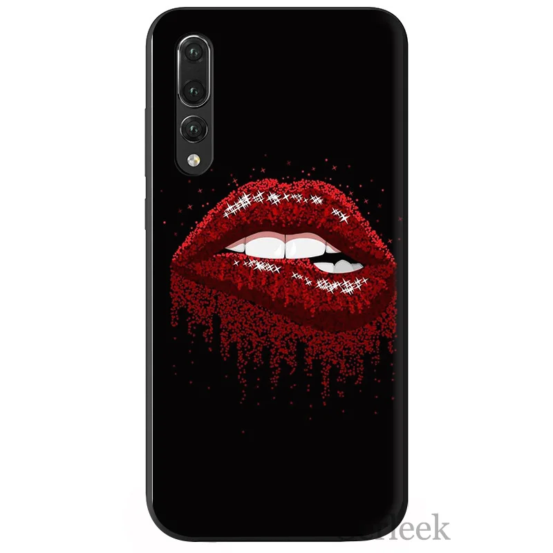 Чехол для мобильного телефона Kiss Me губная помада Rouge ДЛЯ Huawei P Smart P30 P8 P9 P10 P20 Lite