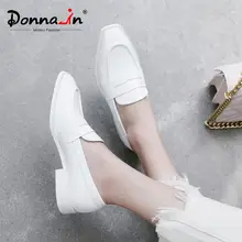 Donna-in/мягкая женская обувь из натуральной кожи; мокасины на плоской подошве; повседневные однотонные женские лоферы; женская обувь на плоской подошве; слипоны на низком каблуке; сезон осень