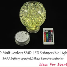 Вечерние украшения оптом(20 шт./лот) светодиодный ваза-светильник, свадебное украшение для стола, рождественские украшения для дома на батарейках