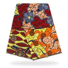 20 дизайнов африканская восковая ткань дышащая нигерийская хлопковая восковая ткань с покрытием удобная ткань с принтом 6 ярдов в партии AYS-581-600