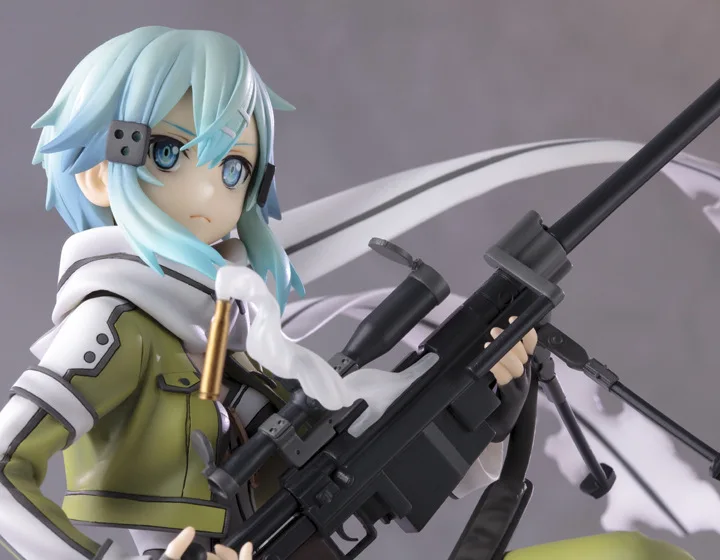Sword Art Online II аниме фигурка Asada shino Sinon экшн Игра Gun Gale GGO ПВХ модель 8 'ཐ см