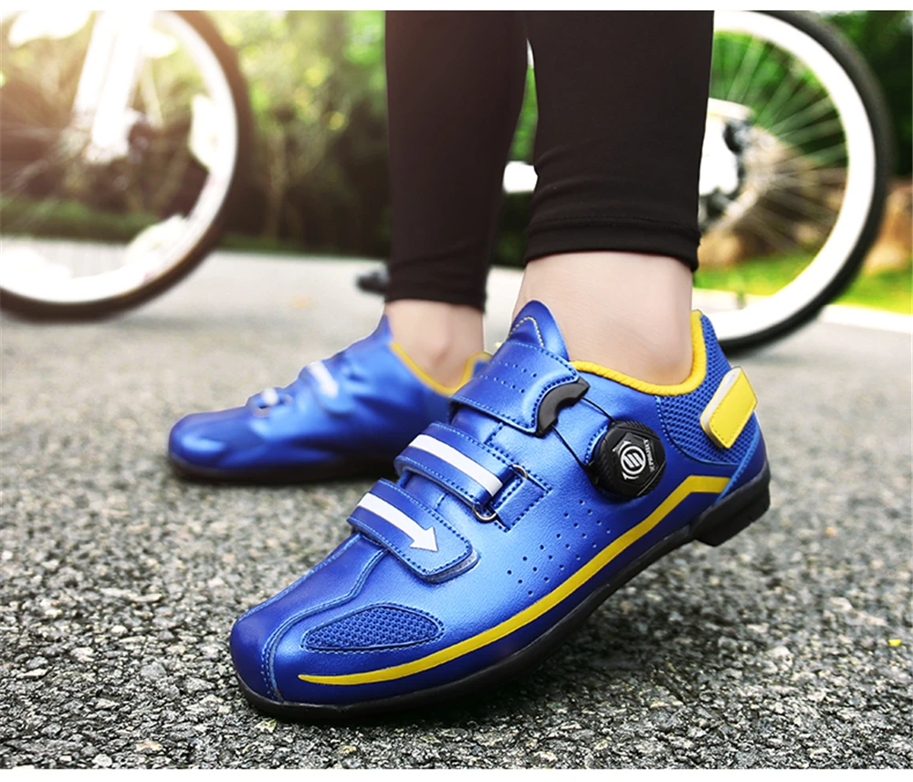 Обувь для шоссейного велосипеда; Мужская обувь для велоспорта; женская обувь; Zapatillas MTB SPD; углеродная горная Нескользящая дышащая обувь с самоблокирующимся покрытием; цвет черный, красный, синий
