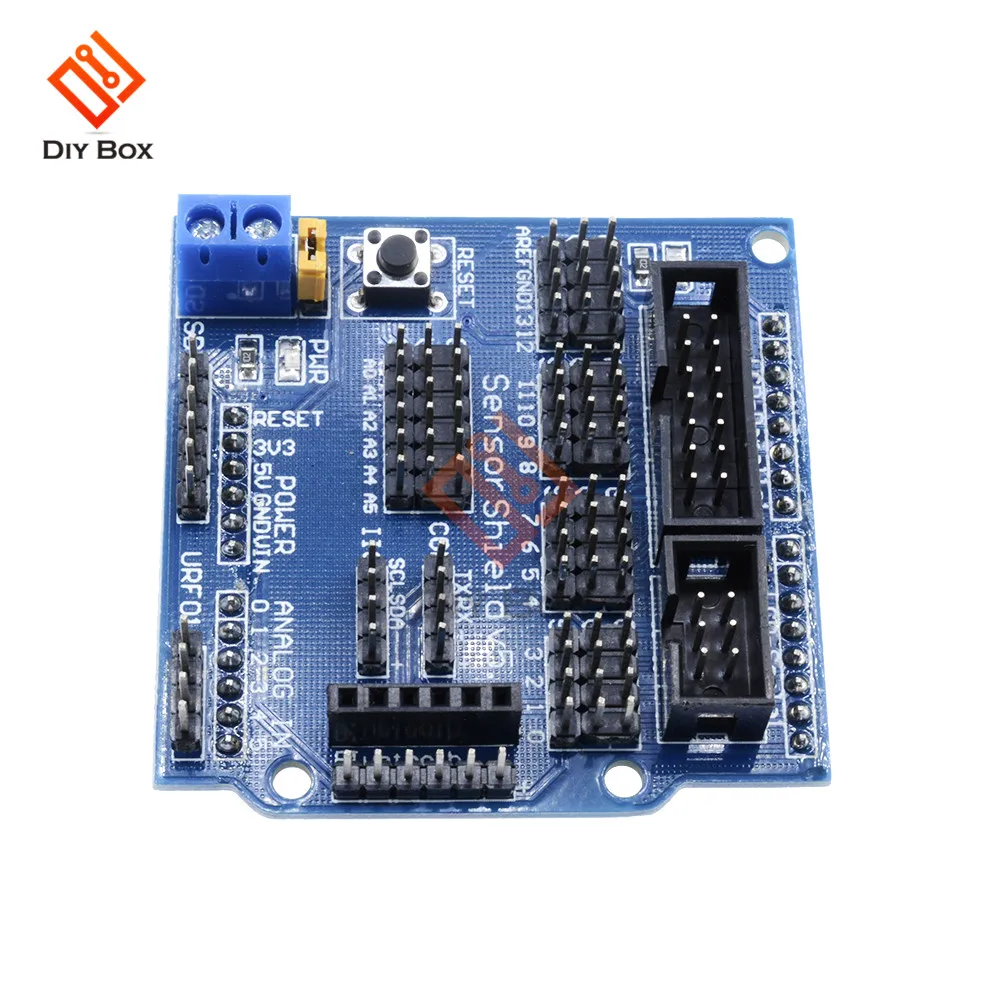 

For Arduino UNO MEGA Duemilanove Sensor Shield V5 Digital Analog Module Servo Motor