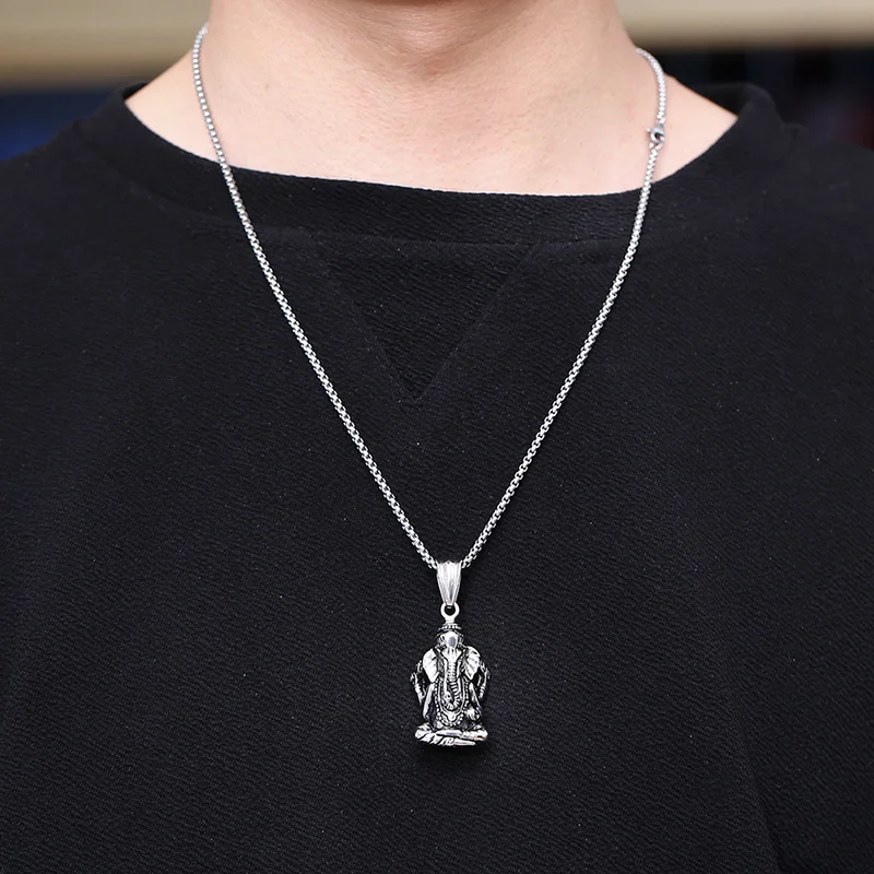 Buddah Thailand Buddha Silver Pendant Charm Jewelry