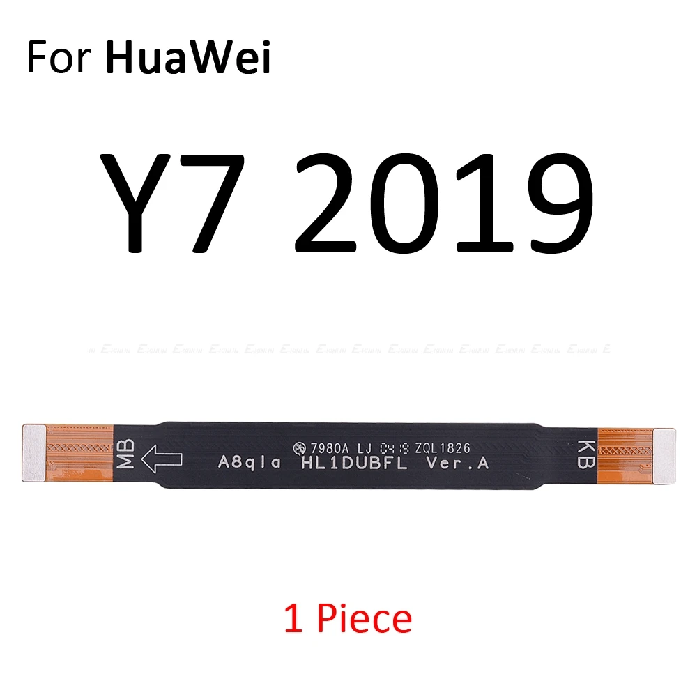 Материнская плата, материнская плата, ЖК-разъем, гибкий кабель для HuaWei Y9 Y7 Y6 Prime Pro Y5 GR5 - Цвет: For Y7 2019